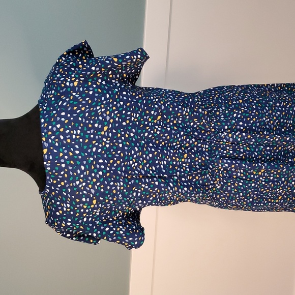 Banana Republic Navy V Neck Dress S - Picture 6 of 13